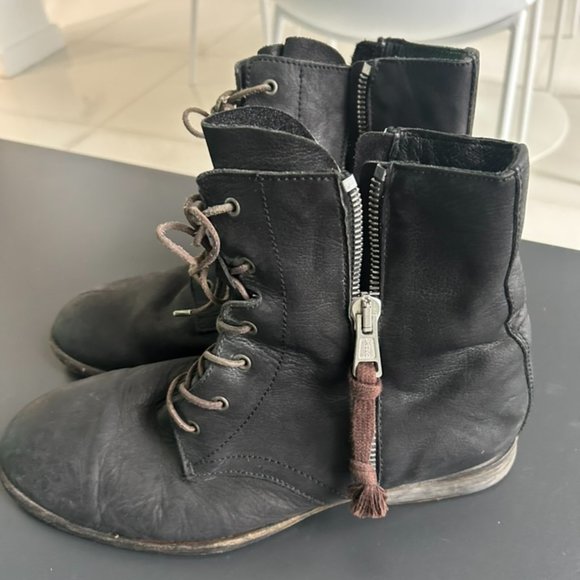 ALL SAINTS Leather Boots Size 11.5 (Used) - Picture 4 of 13